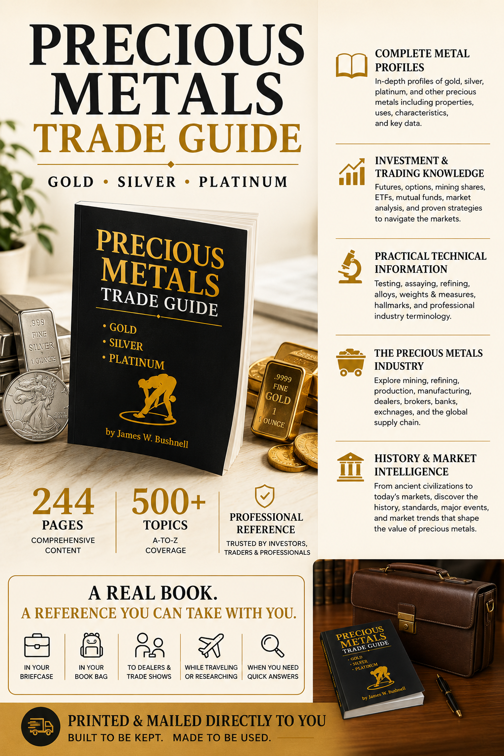 Precious Metals Trade Guide printed paperback by James W. Bushnell